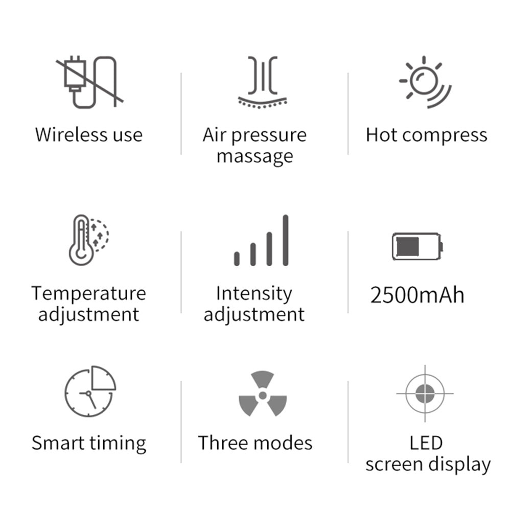 AR331 Cordless Heating Pad USB Abdominal Massager 2500mAh Heating Massage Belt AR331 Cordless Heating Pad USB Abdominal Massager 2500mAh Heating Massage Belt